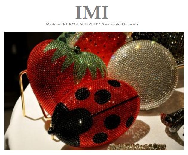 IMI - Luxury bags made with CRYSTALLIZED™ Swarovski Elements